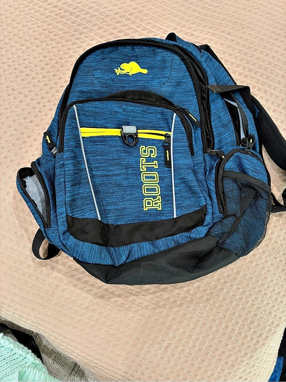 Roots Blue & Black Backpack NWT